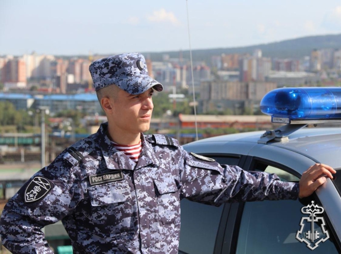В Краснокаменске росгвардейцы задержали мужчину, подозреваемого в краже