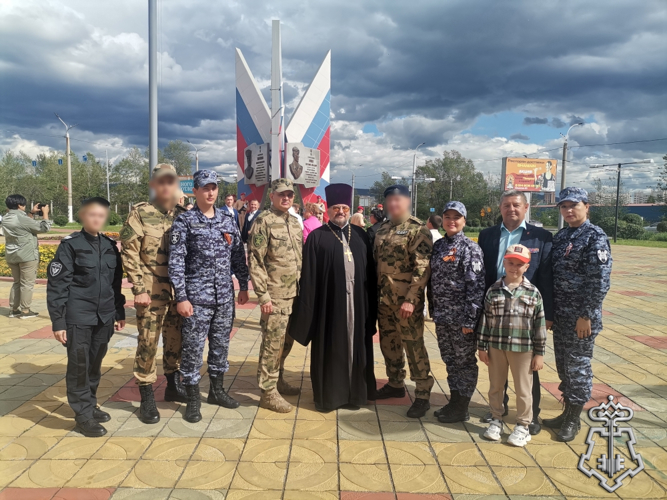 В Чите росгвардейцы приняли участие в памятном митинге, посвященном Дню солидарности в борьбе с терроризмом