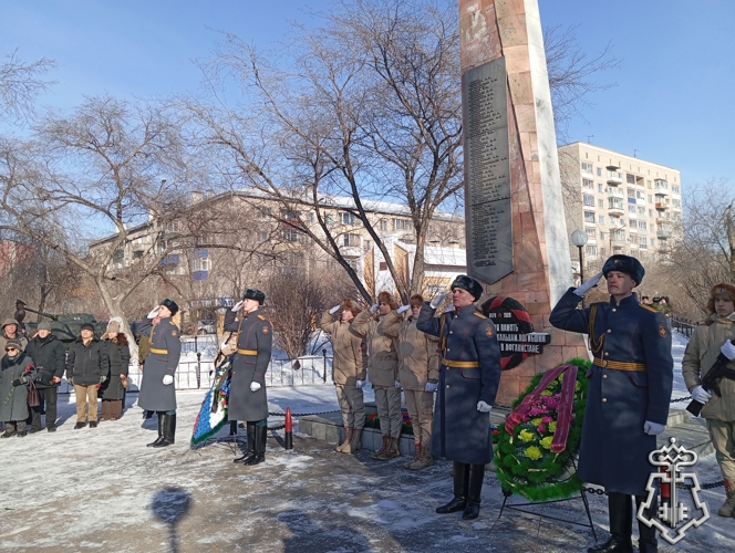 Росгвардейцы в Забайкалье почтили память воинов-интернационалистов