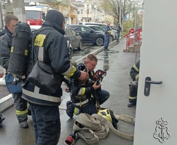 В Чите сотрудники вневедомственной охраны отработали действия личного состава в случае возникновения пожара