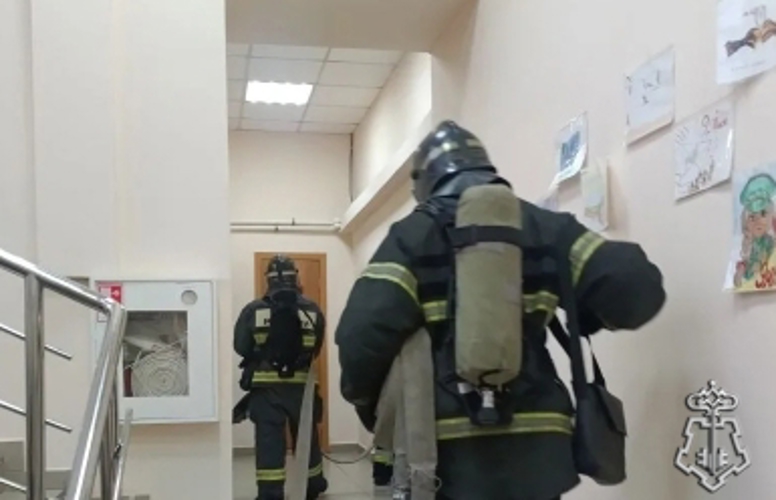 В Чите сотрудники вневедомственной охраны отработали действия личного состава в случае возникновения пожара