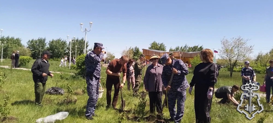 В Приаргунске сотрудники вневедомственной охраны приняли участие в акции «Живая память»