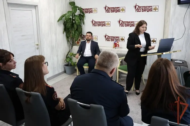 В Хабаровске прошел учебно-методический сбор с начальниками пресс-служб Восточного округа Росгвардии