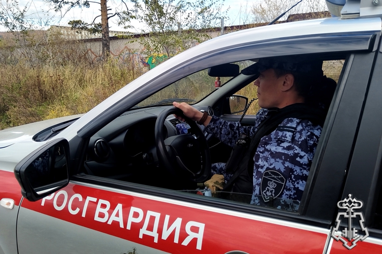 В Чите сотрудники Росгвардии задержали нетрезвого водителя 